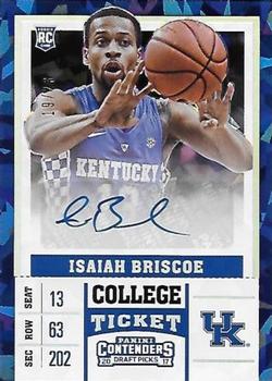 2017 Panini Contenders Draft Picks - College Cracked Ice Ticket #117 Isaiah Briscoe Front