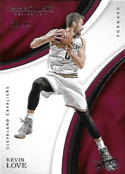 2016-17 Panini Immaculate Collection #61 Kevin Love Front