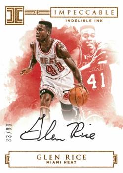 2016-17 Panini Impeccable - Indelible Ink #II-GR Glen Rice Front