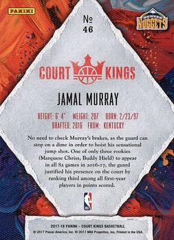 2017-18 Panini Court Kings #46 Jamal Murray Back
