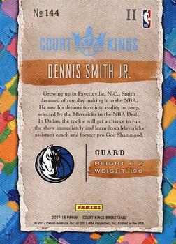 2017-18 Panini Court Kings #144 Dennis Smith Jr. Back