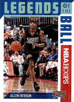 2017-18 Hoops - Legends of the Ball #16 Allen Iverson Front