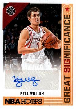 2017-18 Hoops - Great SIGnificance #GS-KKW Kyle Wiltjer Front