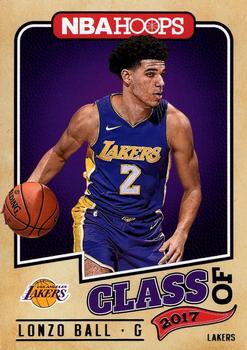 2017-18 Hoops - Class of 2017 #2 Lonzo Ball Front