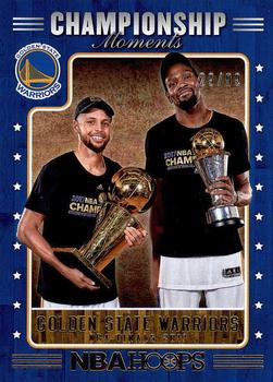 2017-18 Hoops - Championship Moments #1 Kevin Durant / Stephen Curry Front
