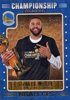 2017-18 Hoops - Championship Moments #14 JaVale McGee Front