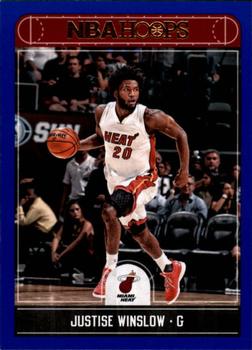 2017-18 Hoops - Blue #70 Justise Winslow Front