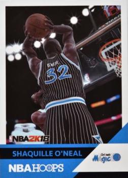 2017-18 Hoops - Shaquille O'Neal NBA2K18 #25 Shaquille O'Neal Front