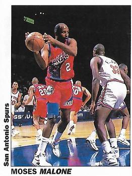 1994-95 Service Line American Pro Basketball USA Stickers (Italy) #117 Moses Malone Front