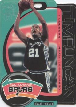 2000 Crown Pro Dog Tags #T02 Tim Duncan Front