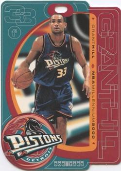 2000 Crown Pro Dog Tags #T04 Grant Hill Front