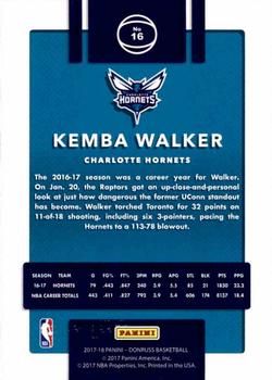 2017-18 Donruss - Press Proof Silver #16 Kemba Walker Back