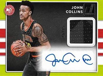 2017-18 Donruss - Rookie Materials Signatures #RS-JC John Collins Front
