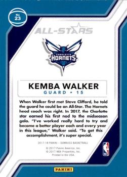 2017-18 Donruss - All-Stars Press Proof #23 Kemba Walker Back