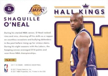 2017-18 Donruss - Hall Kings #19 Shaquille O'Neal Back