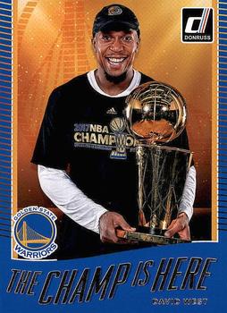 2017-18 Donruss - The Champ is Here #14 David West Front