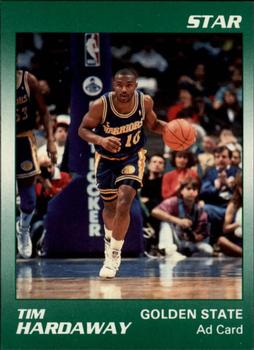 1990-92 Star NBA Ad Cards #NNO Tim Hardaway Front