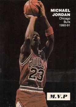 1990-91 N.B.A. Superstars MVP (unlicensed) #1 Michael Jordan Front