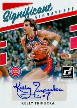 2017-18 Donruss - Significant Signatures #SS-KT Kelly Tripucka Front