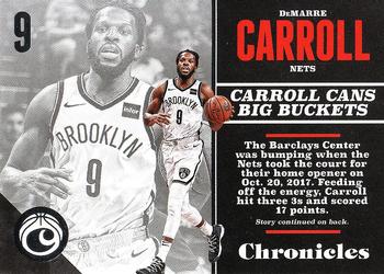 2017-18 Panini Chronicles #94 DeMarre Carroll Front