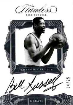 2016-17 Panini Flawless - Greats #G-BR Bill Russell Front