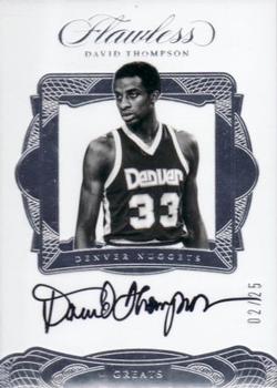2016-17 Panini Flawless - Greats #G-DT David Thompson Front