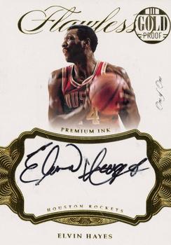 2016-17 Panini Flawless - Premium Ink Gold Gold Proof #PI-EH Elvin Hayes Front