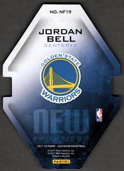 2017-18 Panini Ascension - New Frontiers Die Cuts #NF19 Jordan Bell Back