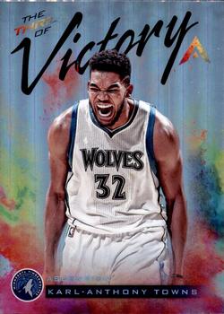 2017-18 Panini Ascension - The Thrill of Victory #TOV15 Karl-Anthony Towns Front