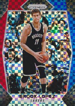 2017-18 Panini Prizm - Prizms Red White and Blue #285 Brook Lopez Front