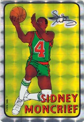 1985 Prism Jewel NBA Stickers #NNO Sidney Moncrief Front