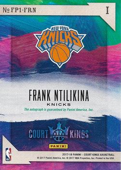 2017-18 Panini Court Kings - Fresh Paint I #FP1-FRN Frank Ntilikina Back