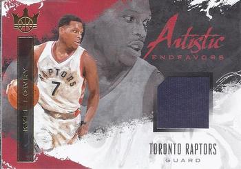 2017-18 Panini Court Kings - Artistic Endeavors #AE-KL Kyle Lowry Front
