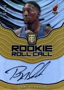 2017-18 Panini Totally Certified - Rookie Roll Call Gold #RRC-BA Bam Adebayo Front