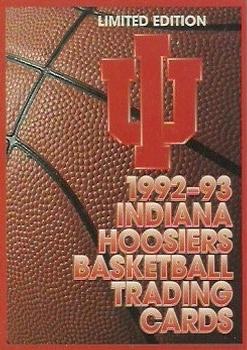 1992-93 Indiana Hoosiers #NNO Header Card Front