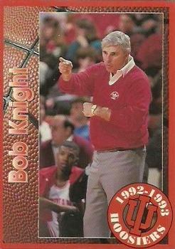 1992-93 Indiana Hoosiers #NNO Bob Knight Front