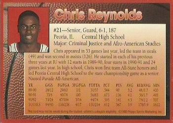 1992-93 Indiana Hoosiers #NNO Chris Reynolds Back