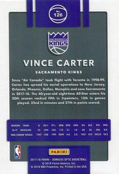 2017-18 Donruss Optic #126 Vince Carter Back