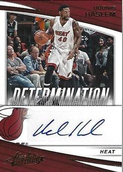 2017-18 Panini Absolute - Determination #D-UH Udonis Haslem Front