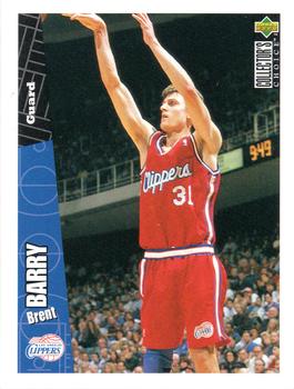 1996-97 Collector's Choice Hula Hoops European #HH9 Brent Barry Front
