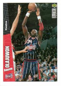 1996-97 Collector's Choice Italian Stickers #59 Hakeem Olajuwon Front