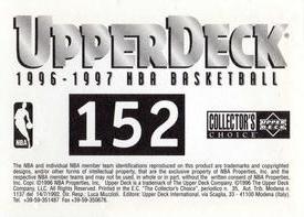 1996-97 Collector's Choice Italian Stickers #152 Rex Chapman Back