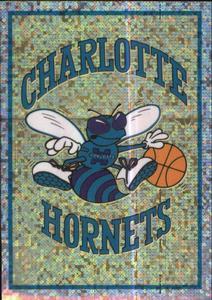 1995-96 Panini NBA Stickers (Brazil/Portuguese) #78 Hornets Team Logo Front