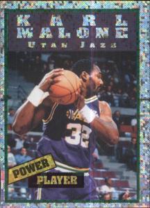 1995-96 Panini NBA Stickers (Brazil/Portuguese) #138 Karl Malone Front