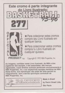 1995-96 Panini NBA Stickers (Brazil/Portuguese) #277 Scottie Pippen Back