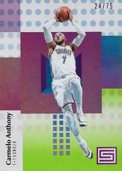 2017-18 Panini Status - Green #88 Carmelo Anthony Front