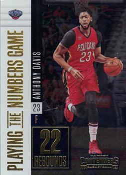 2017-18 Panini Contenders - Playing the Numbers Game #5 Anthony Davis Front