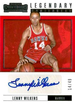 2017-18 Panini Contenders - Legendary Contenders Autographs #LC-LWK Lenny Wilkens Front