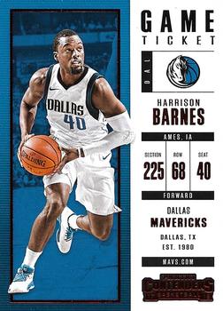 2017-18 Panini Contenders - Game Ticket #46 Harrison Barnes Front