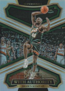 2017-18 Panini Select - With Authority Silver #WA-8 Shawn Kemp Front